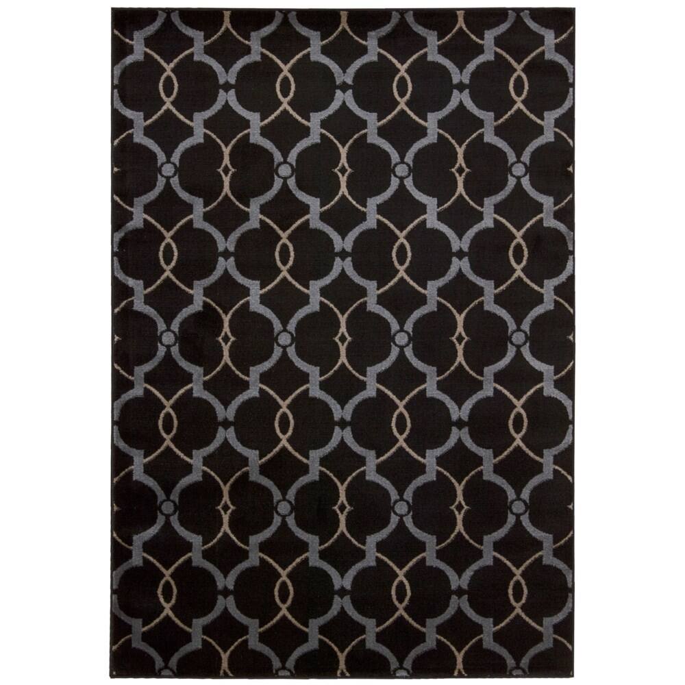 Rug Squared Carlsbad Onyx Rug (3'11 x 5'3) - 3'11" x 5'3"