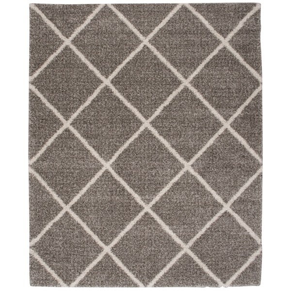 Rug Squared Trellis Shag Area Rug (710 x 1010)