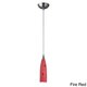 preview thumbnail 5 of 8, Elk Lighting Lungo Satin Nickel and Colored Glass 1-Light Pendant