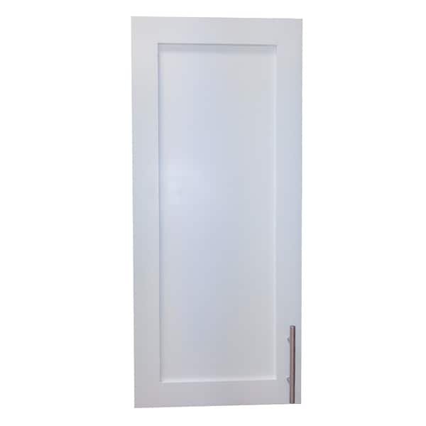 34 inch Recessed Maximum Depth Classic Frameless Cabinet   7.25 inches