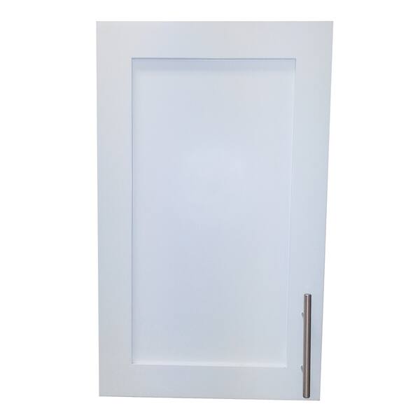 18-inch Recessed Shallow Depth Classic Frameless Cabinet - 2.5 inches ...