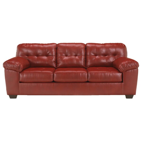Alliston Red Contemporary Sofa Free Shipping Today