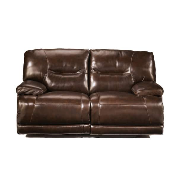 Signature Designs By Ashley Exhilaration Chocolate Reclining Loveseat