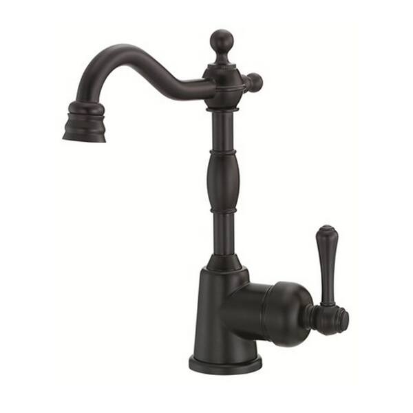 Gerber Single-handle Bar Opulence Side Mount Handle Black Satin Faucet