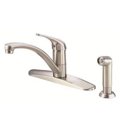 Danze Single-handle Kit Melrose Lever Handle with Spray Stainless Steel Faucet