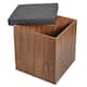 Simple Living Baxter Table with Storage Ottomans 5-piece Dining Set