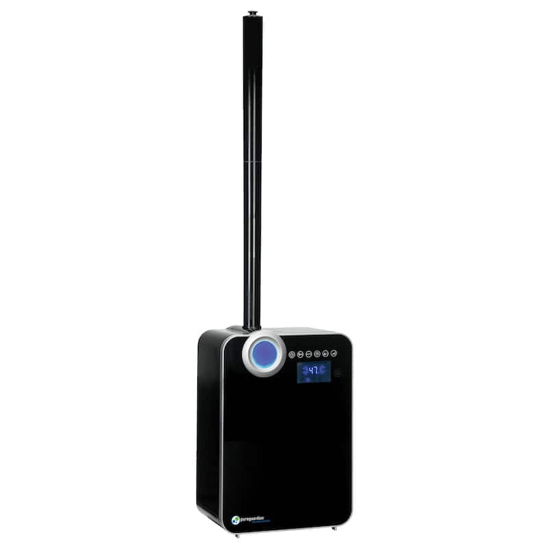 PureGuardian H8000B 120-hour Elite Smart Mist Digital Ultrasonic Humidifier with Extendable Wand