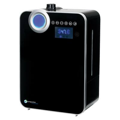 PureGuardian H8000B 120-hour Elite Smart Mist Digital Ultrasonic Humidifier with Extendable Wand
