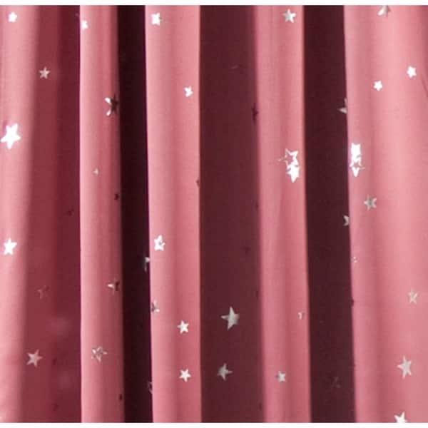 Lush Decor Star Room Darkening Window Curtain Panel Pair