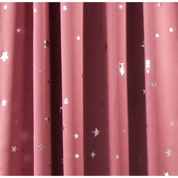 Lush Decor Star Room Darkening Window Curtain Panel Pair