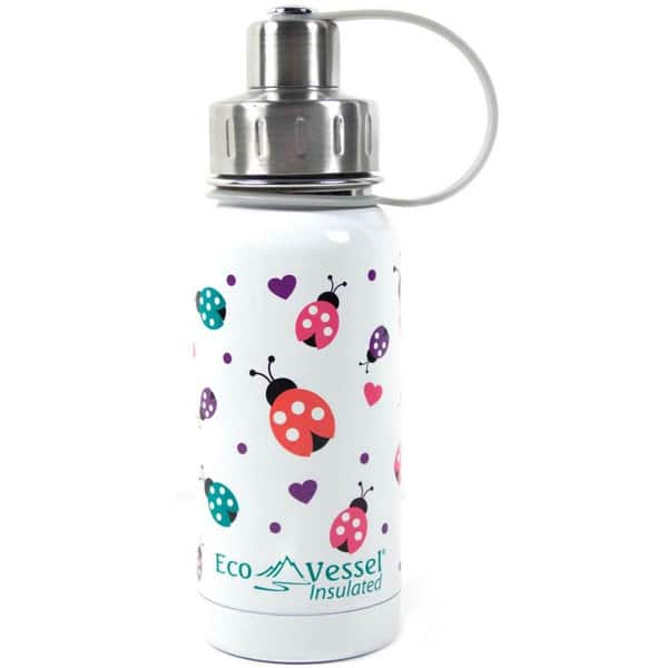 EcoVessel FROST Trimax Stainless Steel Insulated Kids Water Bottle