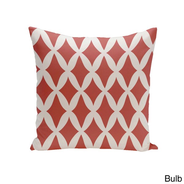 Shop Square 26inch Holiday Brights Collection Diamond Lattice Geometric Pillow Free Shipping