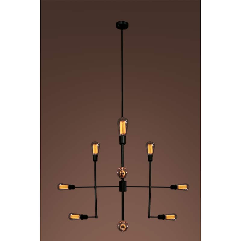 Delia 9-light Edison Chandelier