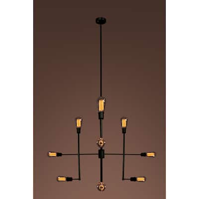 Delia 9-light Edison Chandelier