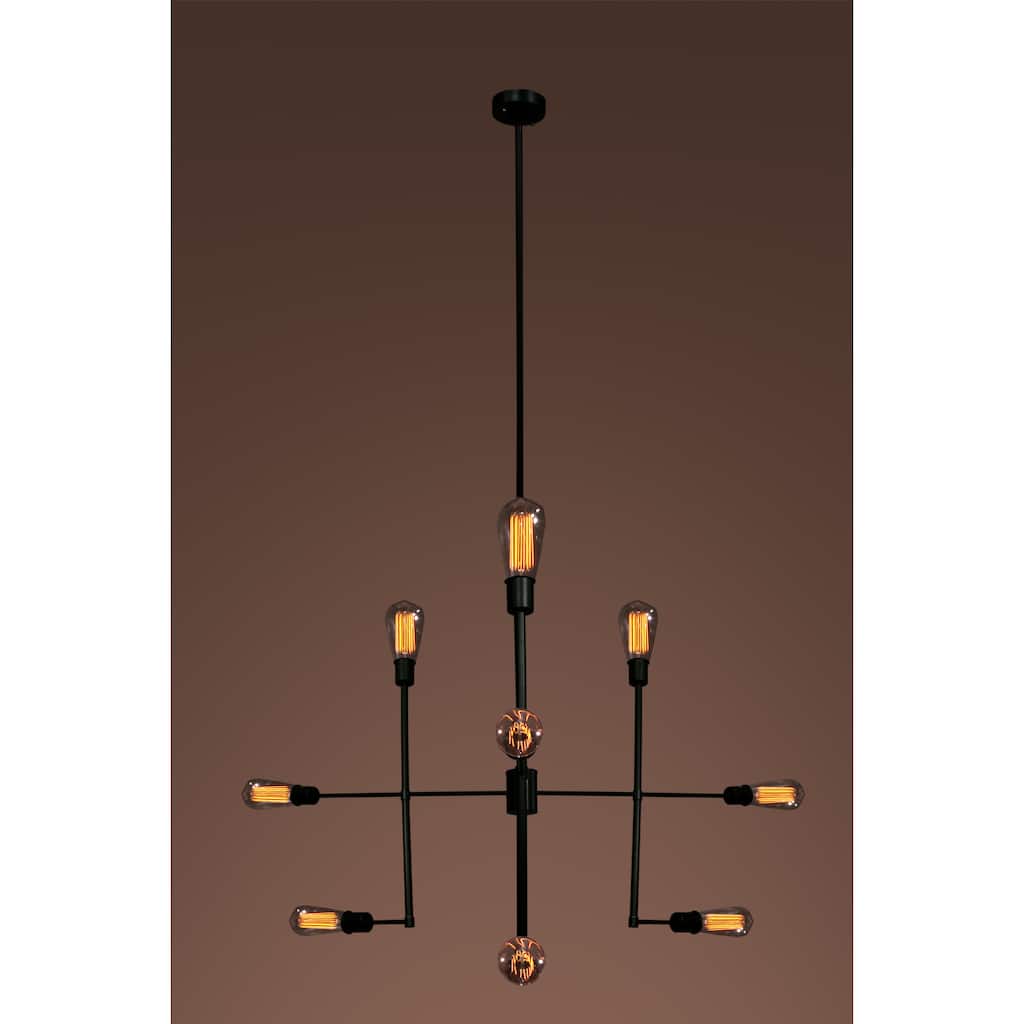 Delia 9-light Edison Chandelier