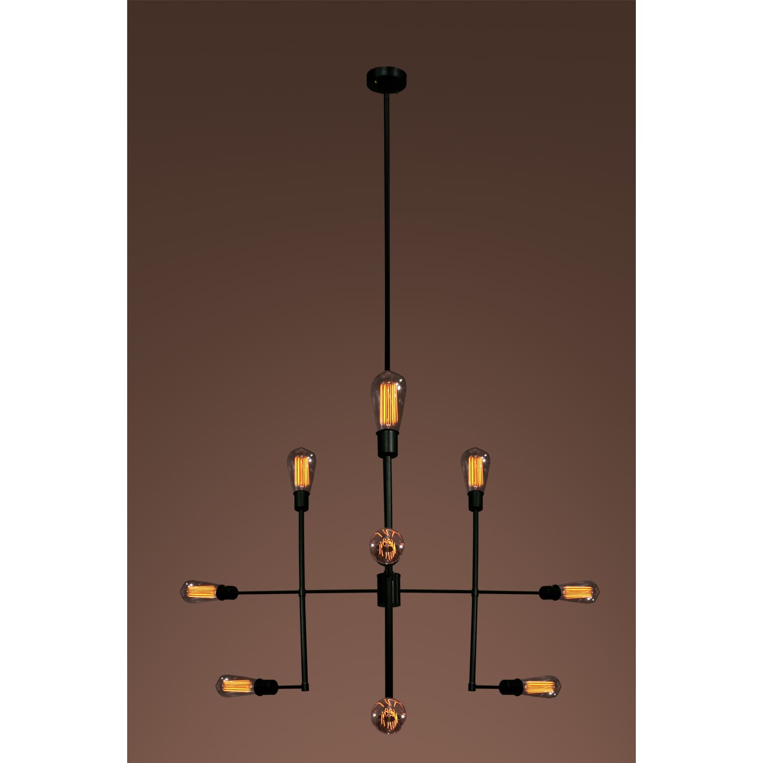 Warehouse of Tiffany Delia 9-light Edison Chandelier