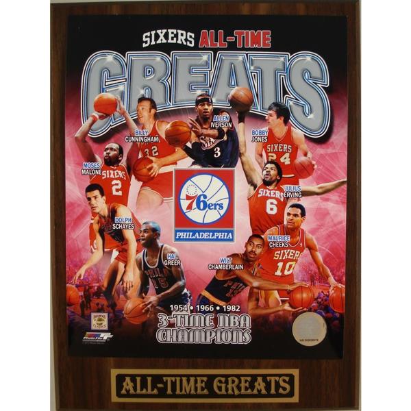 Philadelphia 76ers All Time Greats Plaque