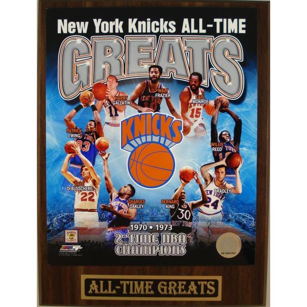 New York Knicks All Time Greats Plaque