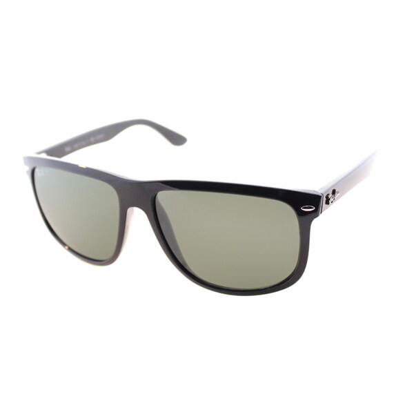 Ray-Ban Unisex 'RB 4147 601/58' Black Plastic Polarized Sunglasses (60 ...