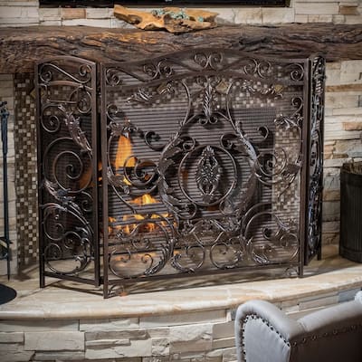 Waterbury Fireplace Screen by Christopher Knight Home - N/A