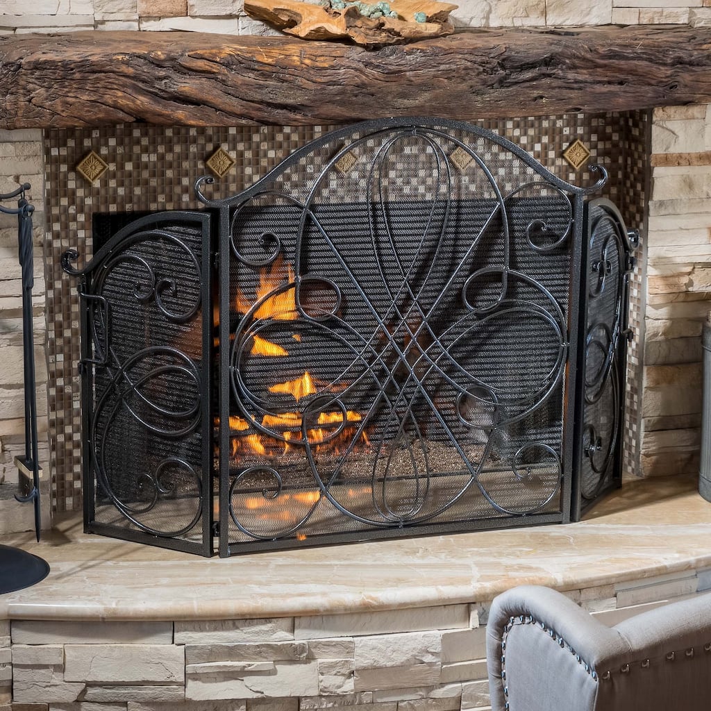 Christopher Knight Home Kingsport Fireplace Screen - N/A