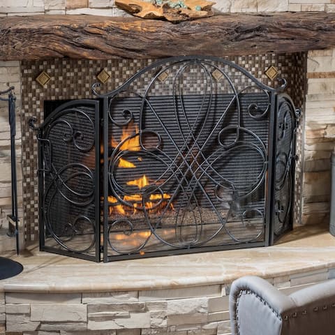 Christopher Knight Home Kingsport Fireplace Screen - N/A