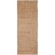 preview thumbnail 19 of 33, SAFAVIEH Cape Cod Elfie Handmade Jute Area Rug 2'3" x 8' Runner - Natural/Ivory - Runner