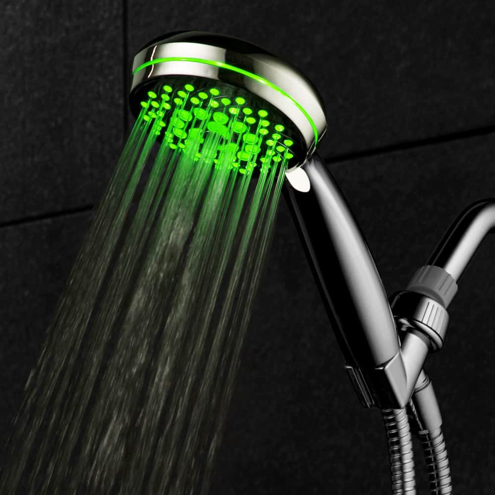 HotelSpa Spectrum Ultra-Luxury 7-setting 7-color LED Hand Shower with Chrome Face