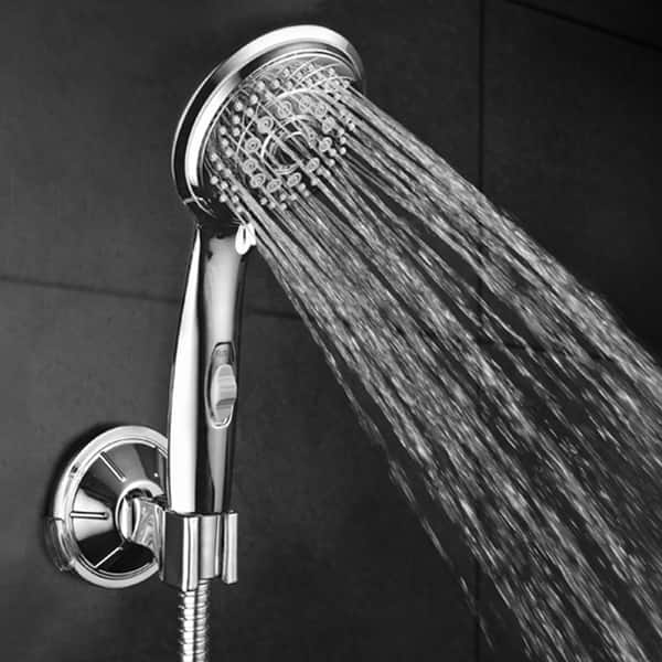 Multi Function Shower Head - Shower System with 4 Rain Showerhead And  Storage Hook, Simple Style, Brushed Nickel - Bed Bath & Beyond - 37669397