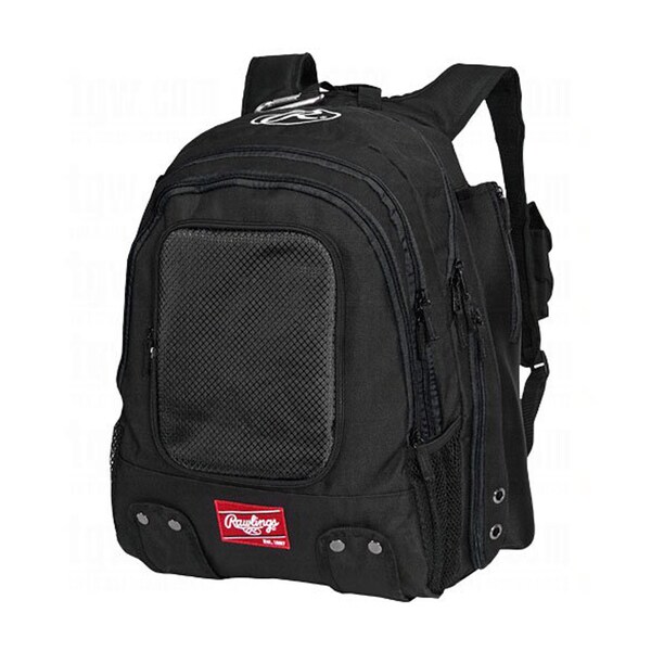 Rawlings Black Baseball Player Backpack