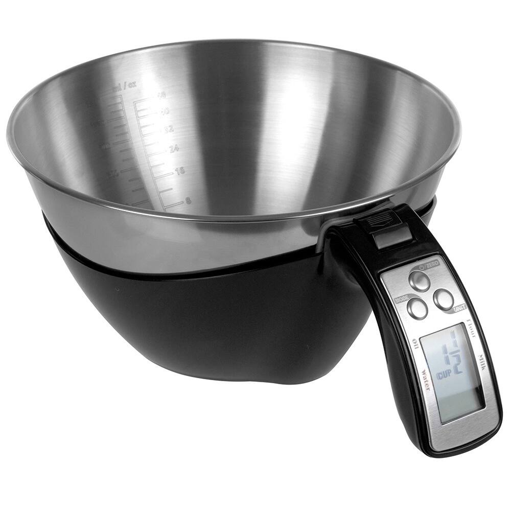 Chef Buddy Black Stainless Steel Food Scale
