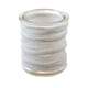 Silver Orchid Starke Fabric-wrapped Glass Silver Candle Holders (Set of 4) - Thumbnail 0