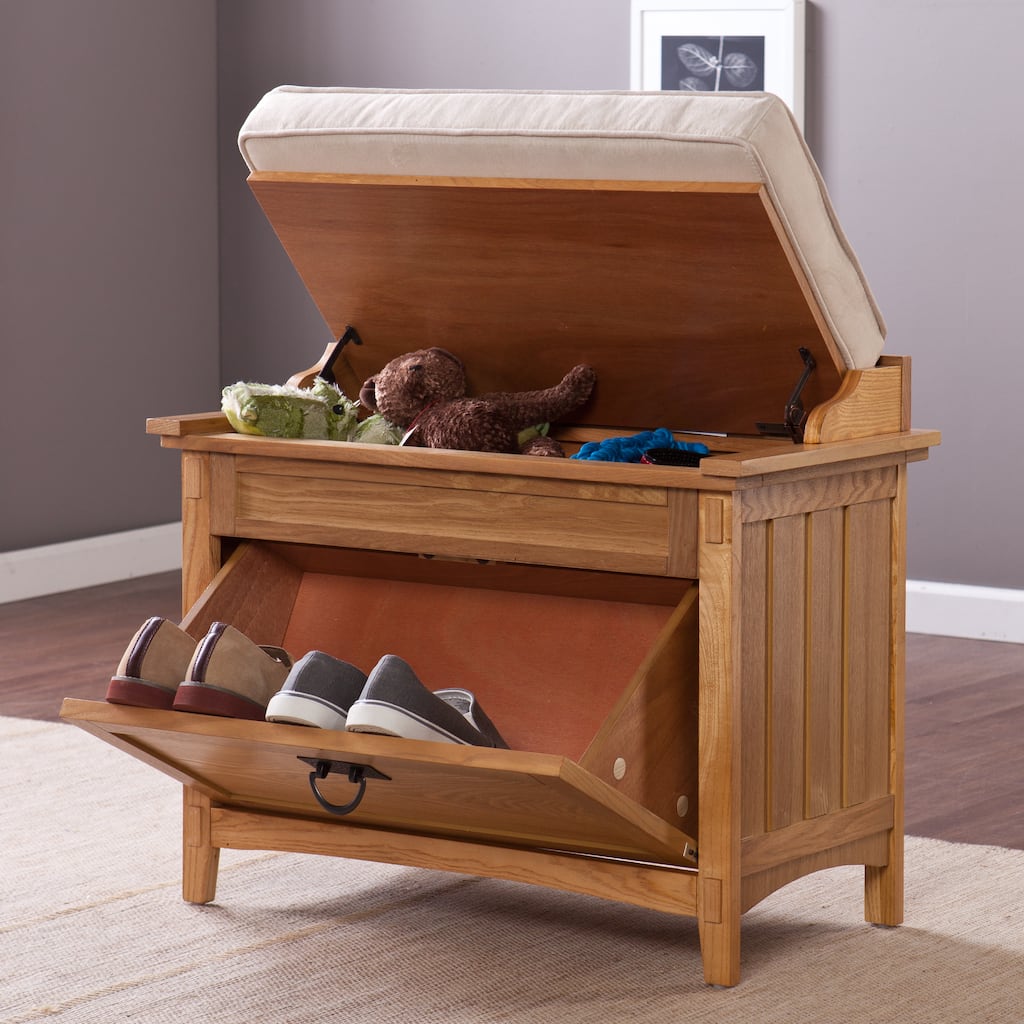 SEI Furniture Alma Storage Bench