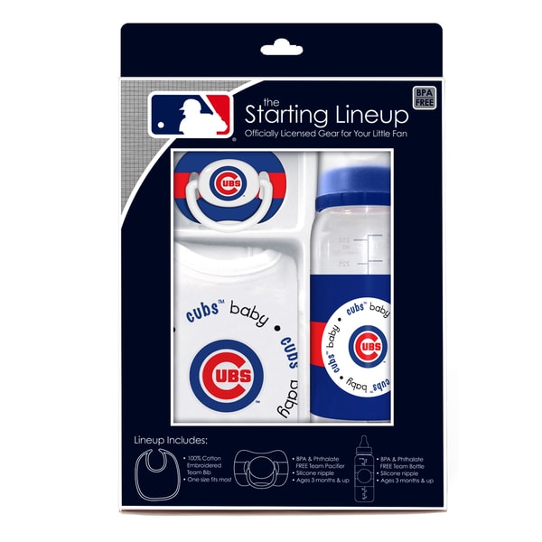 Baby Fanatic MLB Chicago Cubs 3-piece Baby Gift Set