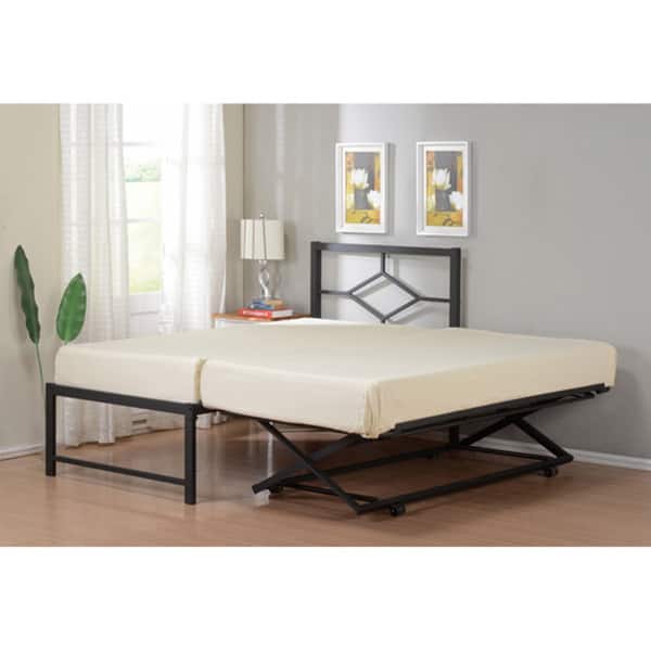 K B Twin Size Metal Bed With Pop Up Trundle Free K B Twin Size Metal Bed With Pop Up Trundle Free