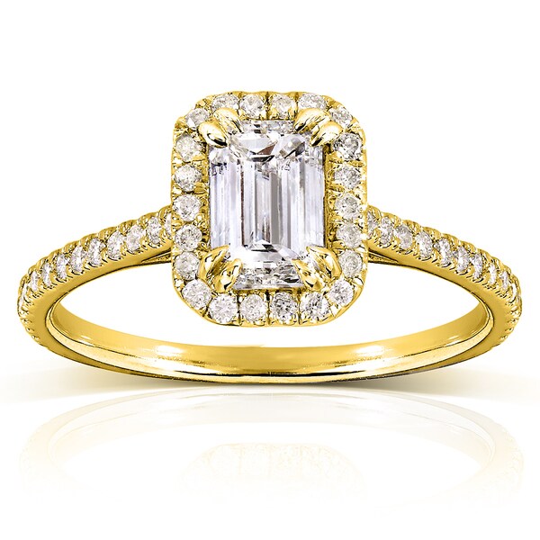 Shop Annello by Kobelli 14k Yellow Gold 1 1/3ct TDW ...