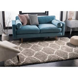 Rugs Area For Less Safavieh Hudson Modern Ogee Grey Ivory Rug 5 1 X