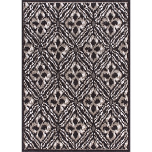 Rug Squared Riverside Espresso Abstract Area Rug (311 x 510)