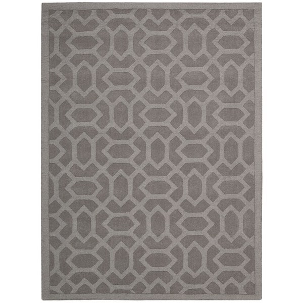 Rug Squared Santa Fe Grey Graphic Area Rug (79 x 99)  