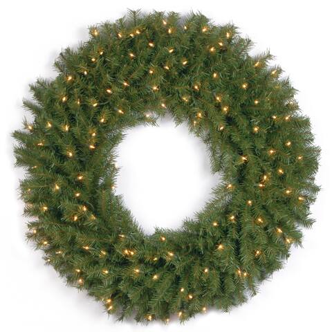 36-inch Norwood Fir Wreath with Multicolor Lights