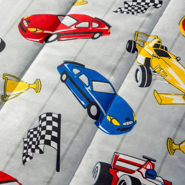 Shop Kids Collection Race Car 4 Piece Comforter Set Free