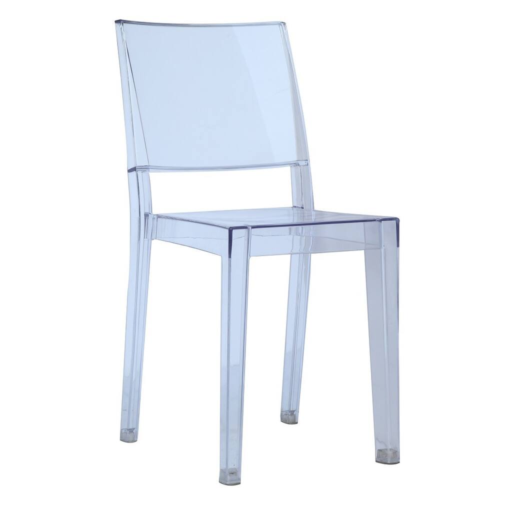 Clear Square Dining Chair