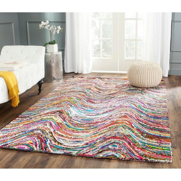 Safavieh Hand-Tufted Nantucket Multi Cotton Rug - 8' x 10'