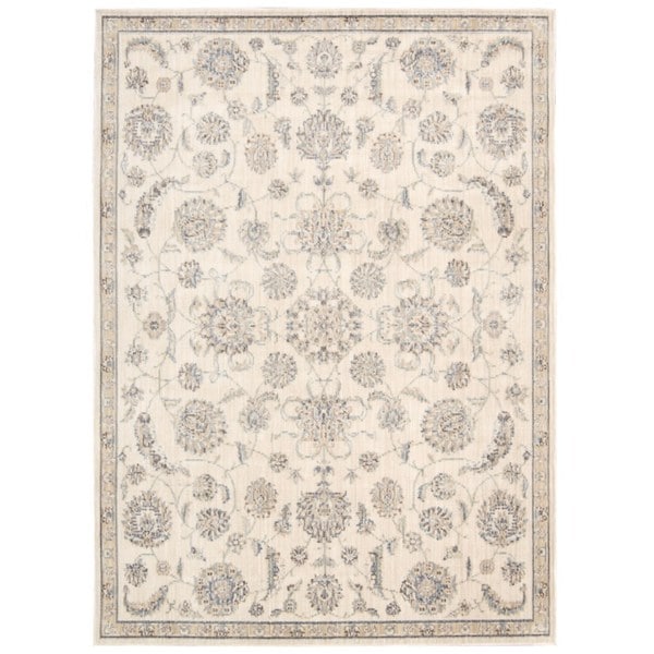 Shop Rug Squared Phoenix Ivory Oriental Area Rug 7'9 x 9'9 On Sale
