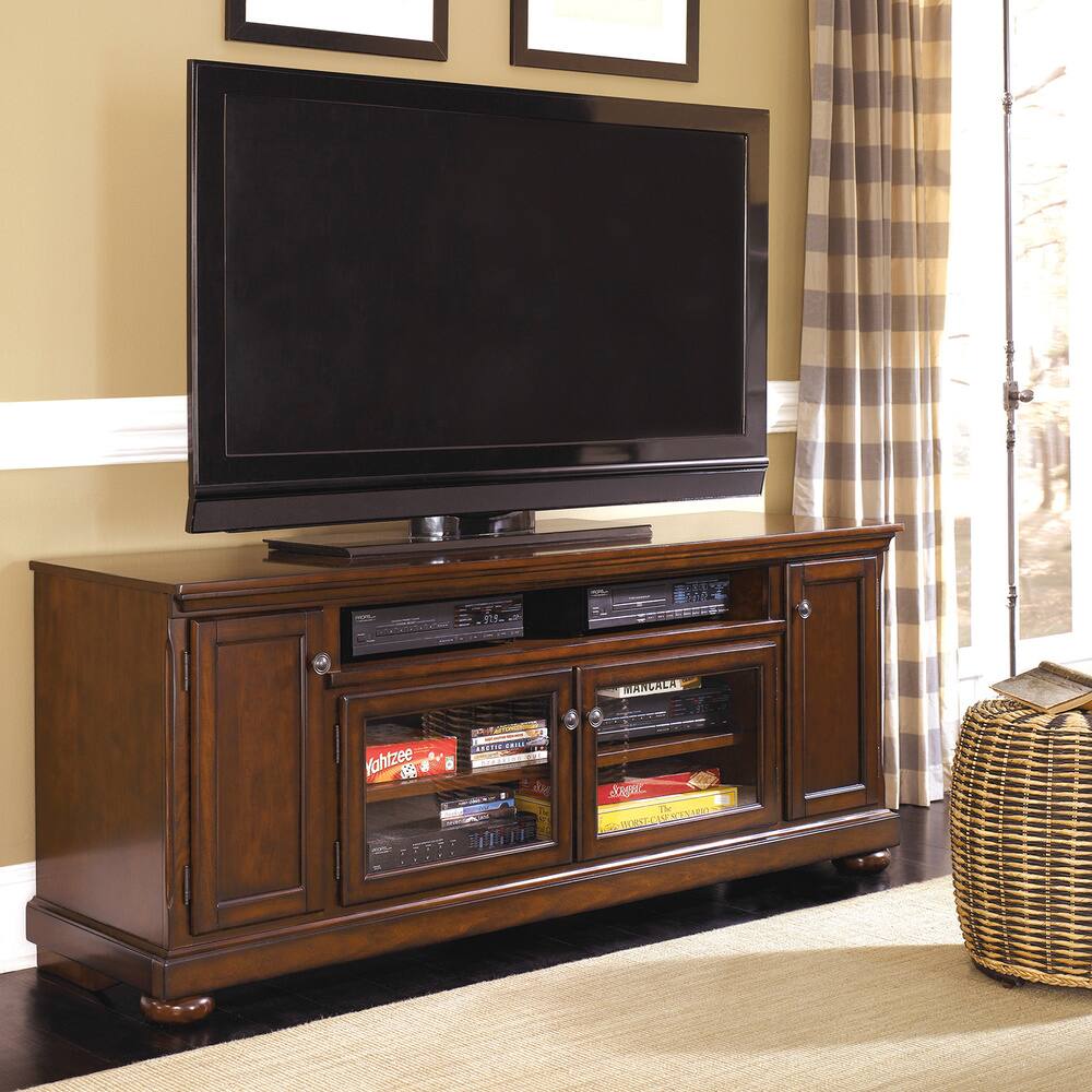 Signature Designs by Ashley Porter Extra-large Rustic Brown TV Stand