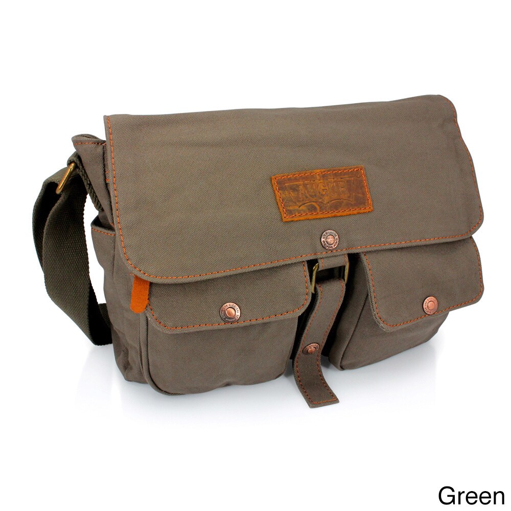 Gearonic Men S Canvas Satchel School Shoulder Crossbody Hiking Bag