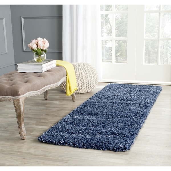 Safavieh Milan Shag Navy Rug (3 x 5)