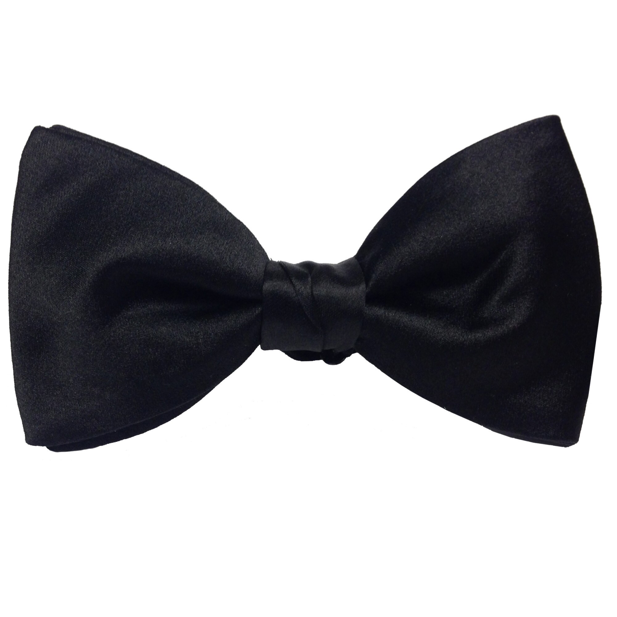 White NEW Adjustable Satin Bow Tie