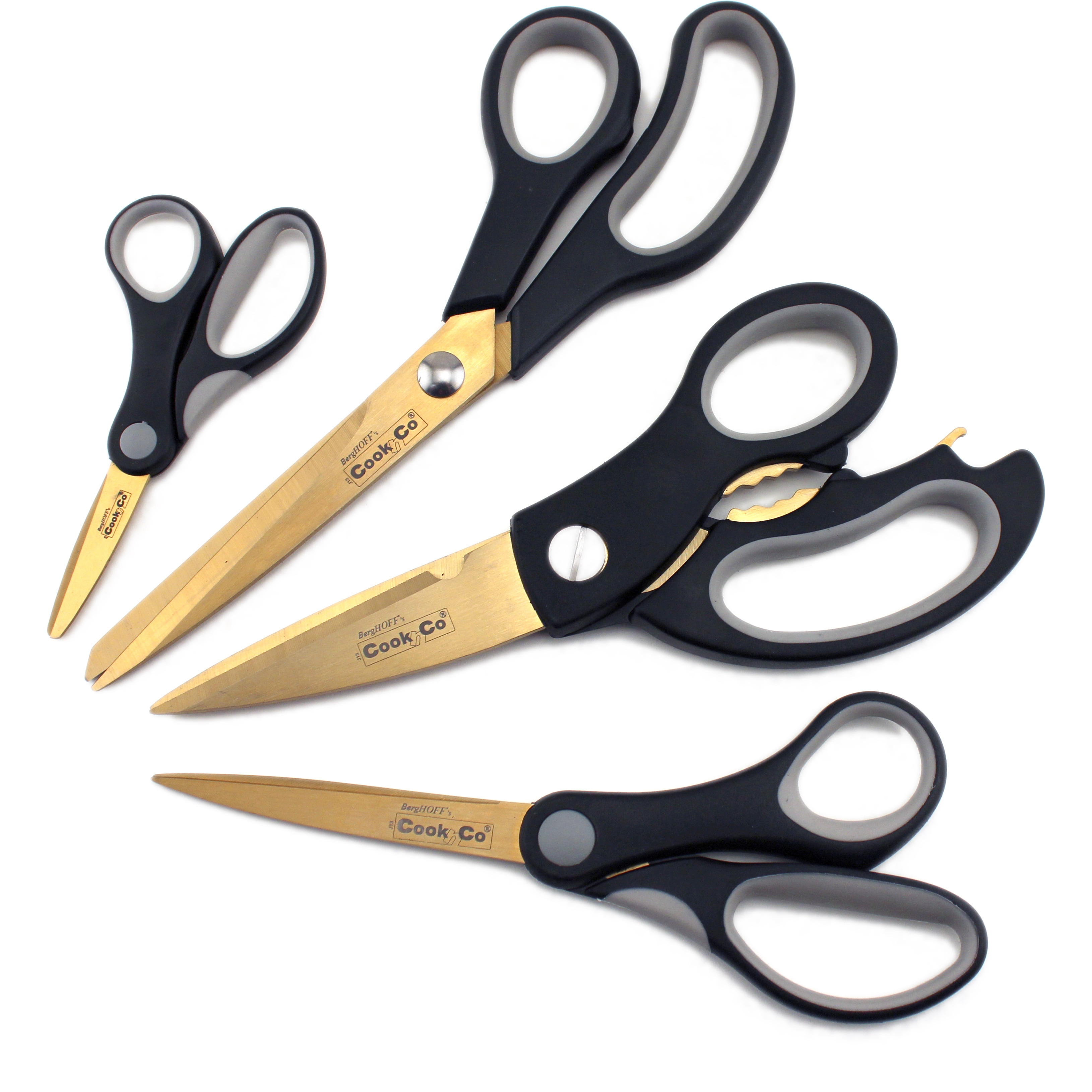 BergHOFF Gold Series Ti 4-piece Scissors Set