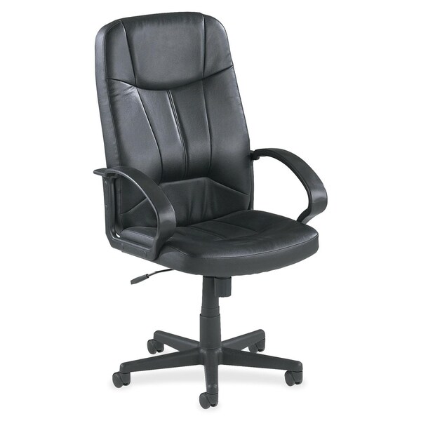 Shop Lorell Chadwick Executive Leather HighBack Chair Free Shipping